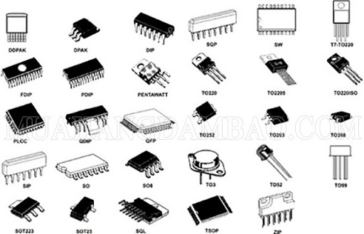 Hình ảnh minh họa một số loại IC phổ biến hiện nay