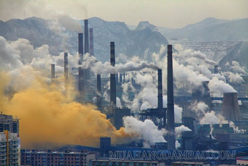 Ô nhiễm không khí tập trung chủ yếu ở các nhà máy, khu sản xuất công nghiệp