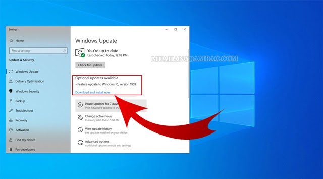 Tiến hành update phiên bản mới nhất cho hệ điều hành Windows của bạn