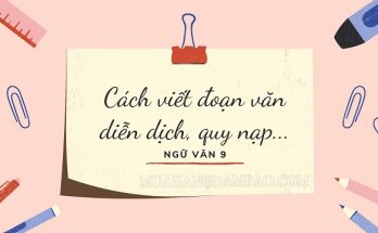 Cách viết đoạn văn diễn dịch, quy nạp - ngữ văn 9