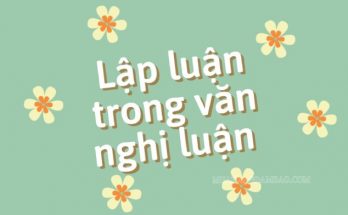 Phương pháp lập luận trong văn nghị luận là gì?