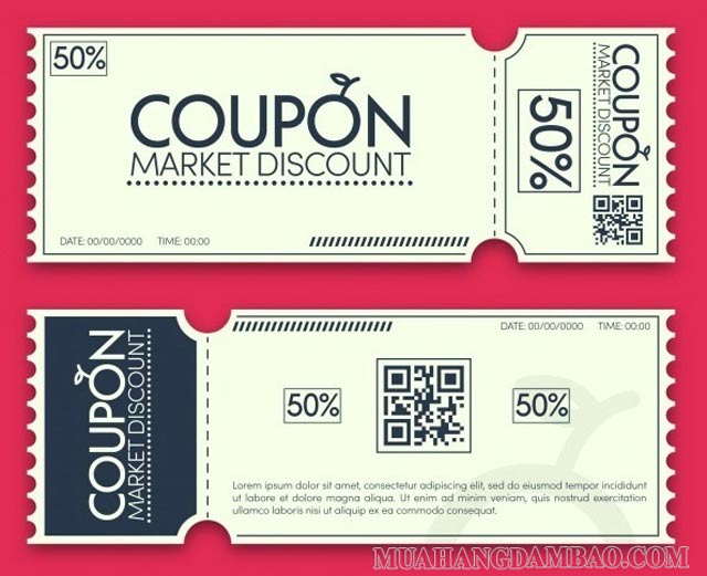 Có nhiều hình thức mã coupon khác nhau