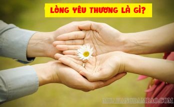 Lòng yêu thương con người trong cuộc sống là 1 điều vô cùng thiêng liêng