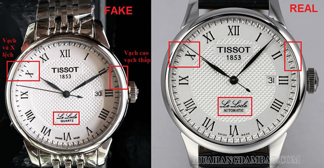 Cách phân biệt đồng hồ Tissot giả và thật