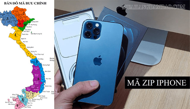 Mã zip iPhone và bưu điện không giống nhau hoàn toàn