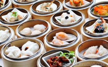 Một quán bán dimsum Hà Nội