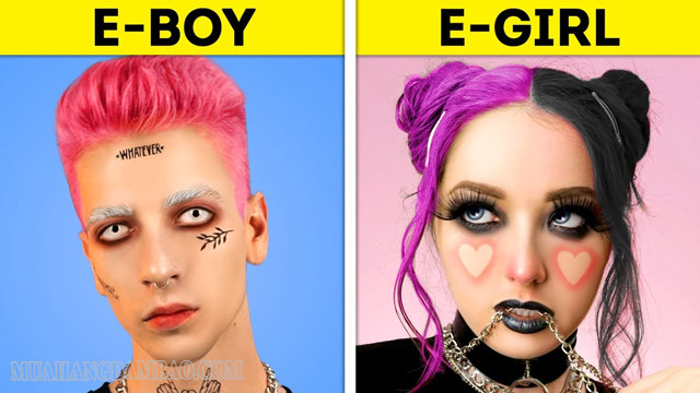 Eboy và egirl theo đuổi style rất khác lạ