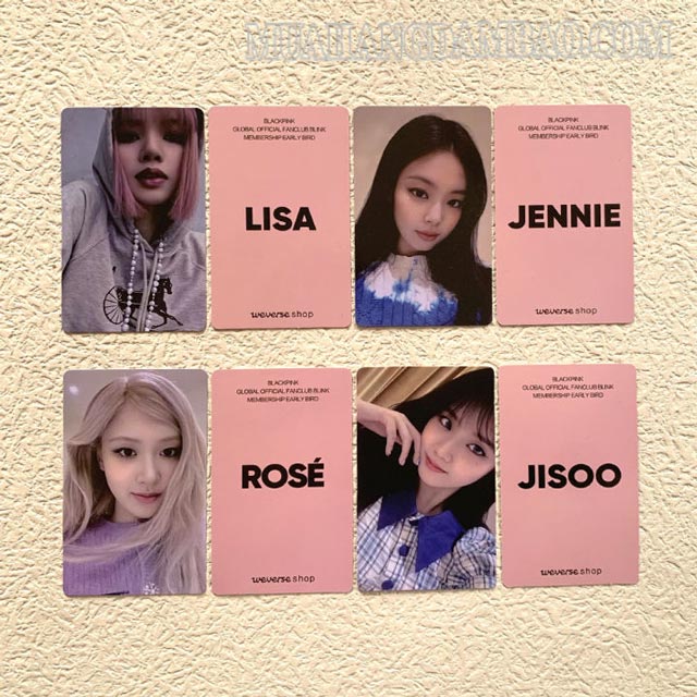 Card bo góc của BLACKPINK rất được yêu thích