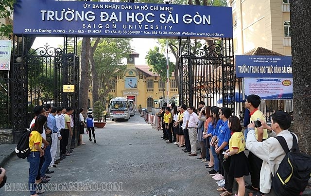 Hình ảnh thực tế của trường Đại học Sài Gòn