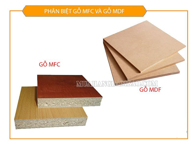 Phân biệt gỗ MFC và gỗ MDF