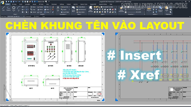 Tạo khung tên sẽ giúp bản vẽ chính xác hơn