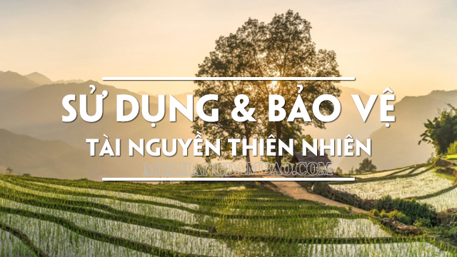 Cách sử dụng và bảo vệ tài nguyên thiên nhiên