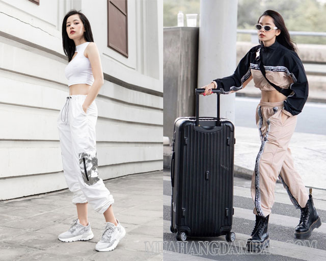 Chi Pu cá tính trong outfit đầy ấn tượng với áo croptop cùng jogger