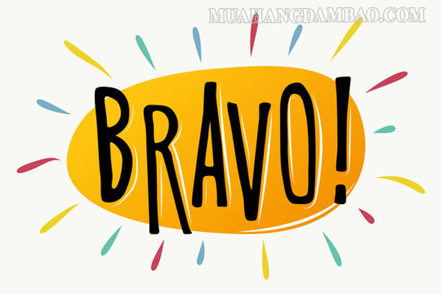 Bravo tiếng Anh có nghĩa tương tự như tiếng Pháp