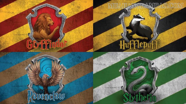 Trường Hogwarts được chia thành 4 nhà riêng biệt