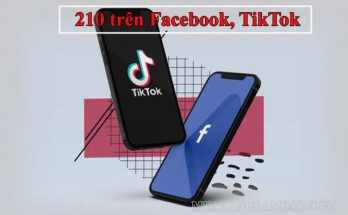 210 trên TikTok, Facebook