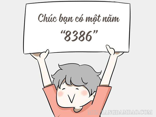 8386 trên Facebook - câu chúc may mắn