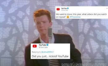 Rick roll trở nên cao trào sau sự kiện 1/4/2008 của Youtube