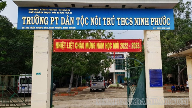 Một trường phổ thông dân tộc nội trú tại Ninh Thuận