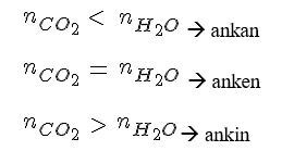 Tính số mol CO2 và số mol H2O