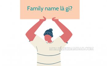 Family name hiểu theo tiếng Việt nghĩa là họ
