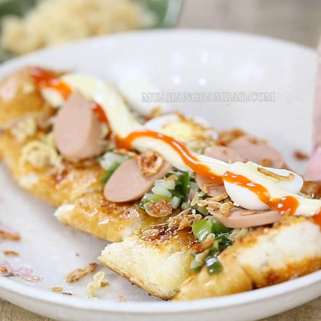 Bánh mì nướng muối ớt không cần lò nướng