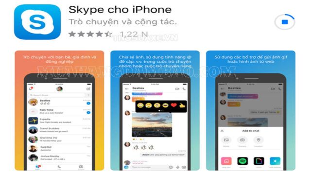 Tải Skype về điện thoại trên hệ điều hành iOS